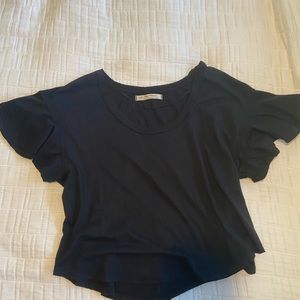 Free people black T-shirt size small